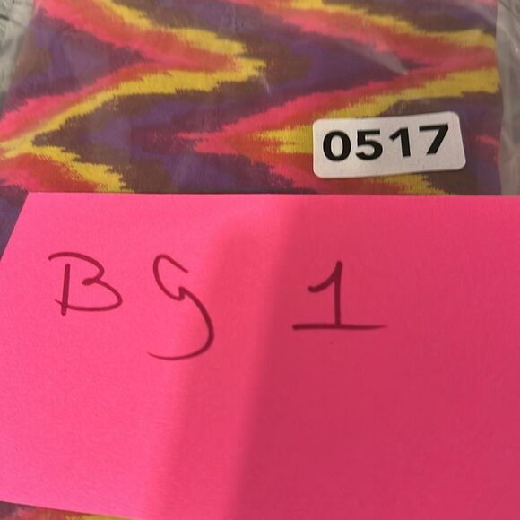 Melange Multi Color Ikat Pattern Tunic Sz M - Picture 6 of 6